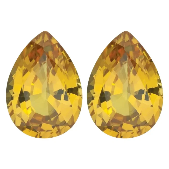 Yellow Sapphire Pair - 2.10 Cts